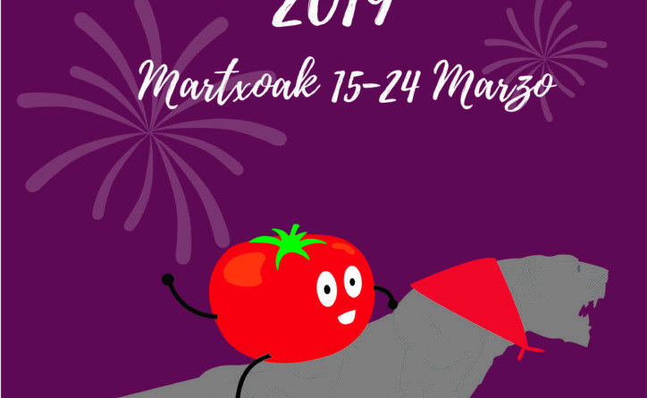 Marketin eta publizitateko Jon Endika Deustuko jaietako kartel lehiaketan parte hartzen