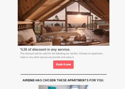 Emailing Kanpaina AirBnb